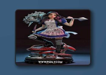 MCM3D – American Ally MaGee – Cult Video Game – 3D Print Model STL