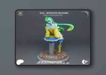 Magpie 3D – Monster Musume – Suu – 3D Print Model STL