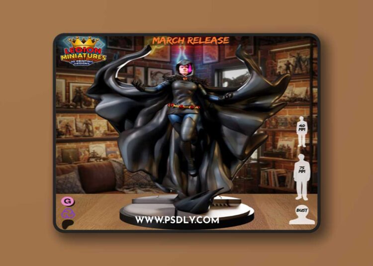 Marvel Raven – 3D STL Print Model 1 Marvel Raven – 3D STL Print Model