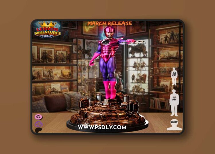 Marvel Wizard – 3D STL Print Model 1 Marvel Wizard – 3D STL Print Model