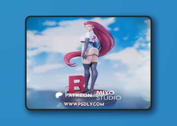 Miyo Studio – Jessie Team Rocket – 3D Print Model STL