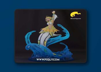 MoonFigures – Monster Girl Doctor – Lulala Heine – 3D Print Model STL