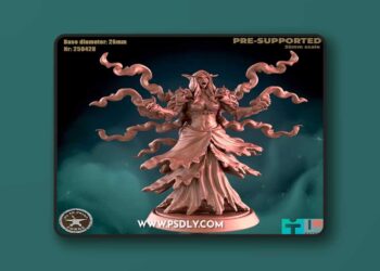 My3DPrintForge – Banshee Queen Sylvana Scream – 3D Print Model