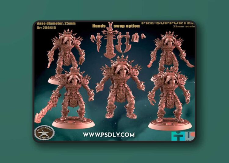 My3DPrintForge – Undead Heritage Gear Hand Swap – 3D Print Model 1 My3DPrintForge – Undead Heritage Gear Hand Swap – 3D Print Model