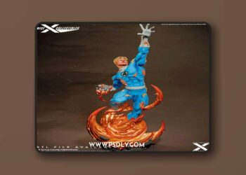 Nice X Collectibles – Human Torch – 3D Print Model STL