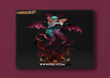 Nomnom Figures – Morrigan Aensland – 3D Print Model STL