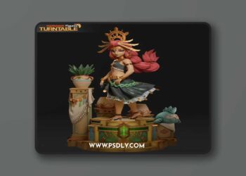 Nomnom Figures – Riju – Breath of the Wild – 3D Print Model STL