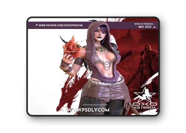 OXO3D Figures – Morrigan Ogre – 3D Print Model STL 1 OXO3D Figures – Morrigan Ogre – 3D Print Model STL