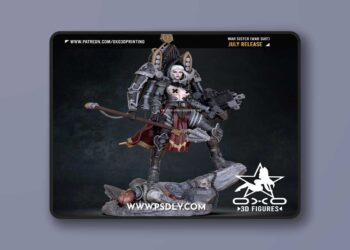 OXO3D – War Sister War Suit – 3D Print Model STL