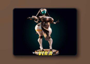 Officer Rhu – Nun Bot VER.A Sister Robot – 3D Print Model STL