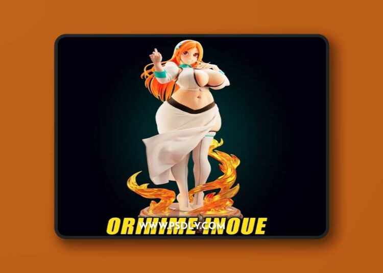 Officer Rhu – Orihime Inoue – 3D Print Model STL 1 Officer Rhu – Orihime Inoue – 3D Print Model STL