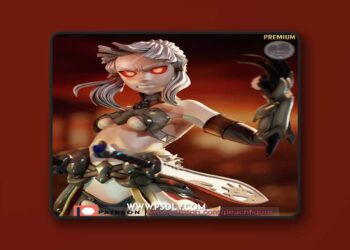 Peach Figure – Penthesilea – 3D Print Model STL