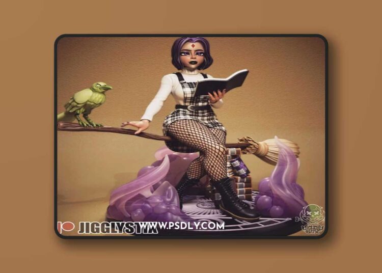Raven the Teenage Witch + NUDE Version – 3D STL Print Model 1 Raven the Teenage Witch NUDE Version – 3D STL Print Model