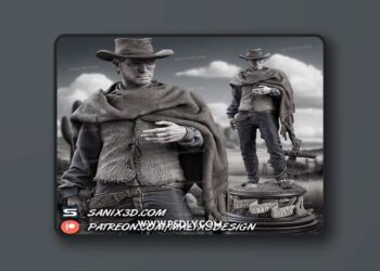 Sanix – Clint Eastwood – The Good the Bad and the Ugly – 3D Print Model STL