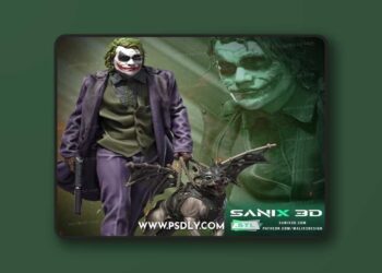 Sanix – Heath Ledger Mr. J – 3D Print Model STL