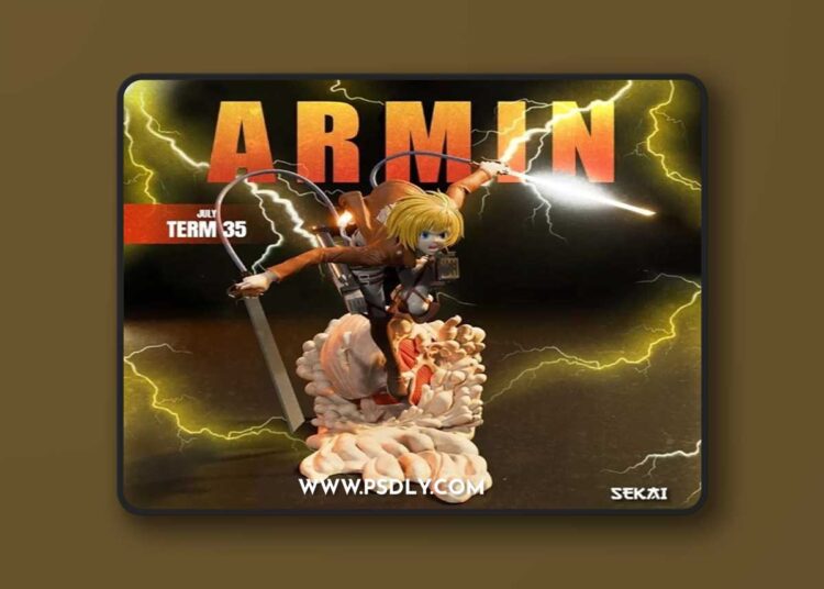 Sekai – Armin Sculpture and Bust – 3D Print Model STL 1 Sekai – Armin Sculpture and Bust – 3D Print Model STL