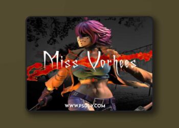 Sexy Miss Vorhees Statue – 3D STL Print Model