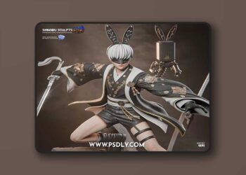 Shinobu Sculpts – Nier – 9S – 3D Print Model STL
