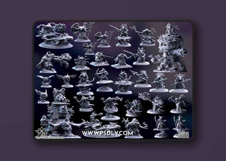 Sin’s Miniatures August 2026 – 3D Print Model STL 1 Sins Miniatures August 2026 – 3D Print Model STL