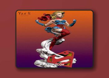 Supergirl – 3D STL Print Model