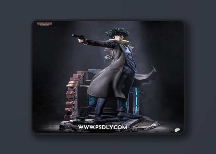 Tanuki Figures – Spike Spiegel – Cowboy Bebop – 3D Print Model STL 1 Tanuki Figures – Spike Spiegel – Cowboy Bebop – 3D Print Model STL
