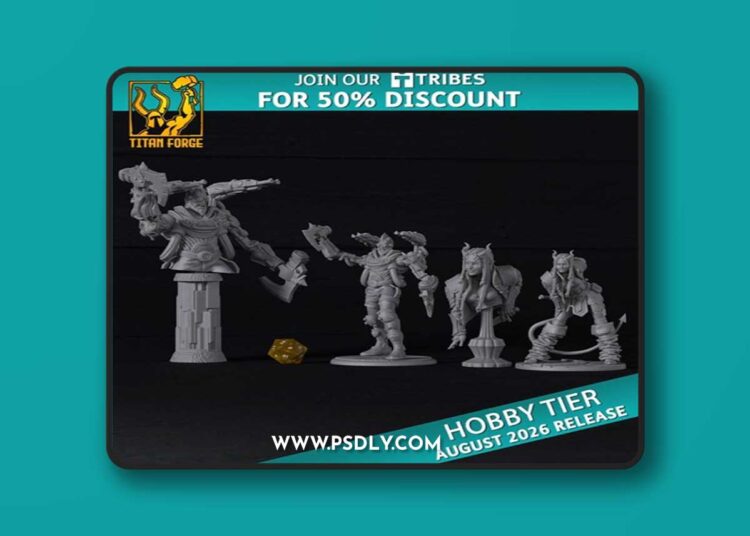 Titan Forge Miniatures – Hobby Release – Tiefling and The Beast August 2026 – 3D Print Model STL 1 Titan Forge Miniatures – Hobby Release – Tiefling and The Beast August 2026 – 3D Print Model STL