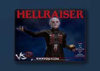 VS3D – Pinhead – Hellraiser – 3D Print Model STL
