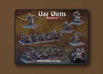 Vae Victis Miniatures – Halfing elite volume 01 June 2024 – 3D Print Model STL