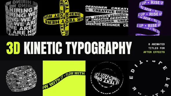 Videohive - 3D Kinetic Typography - 65192823 1 Videohive 3D Kinetic Typography 65192823