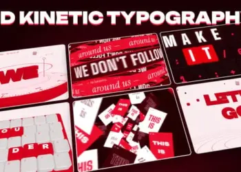 Videohive 3D Kinetic Typography Promo Bold Text Opener 65651254