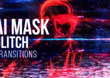 Videohive AI Mask Glitch Transitions 65544410