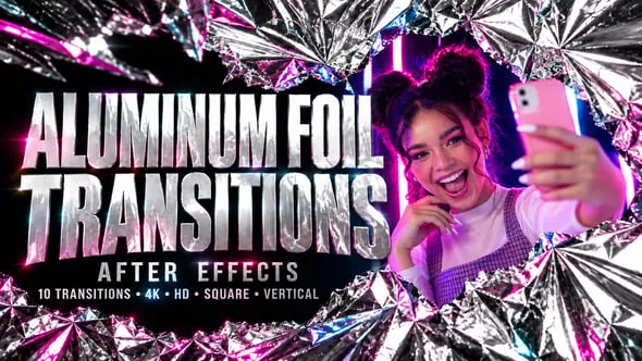 Videohive - Aluminum Foil Transitions for After Effects – 10 Reflective Foil Reveals - 65503767 1 Videohive Aluminum Foil Transitions for After Effects – 10 Reflective Foil Reveals 65503767