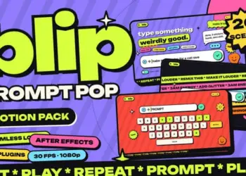 Videohive Blip Prompt Pop Pack 65514973