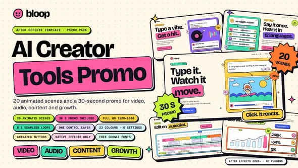 Videohive - Bloop AI Video & Audio Tools Promo - 65509054 1 Videohive Bloop AI Video Audio Tools Promo 65509054