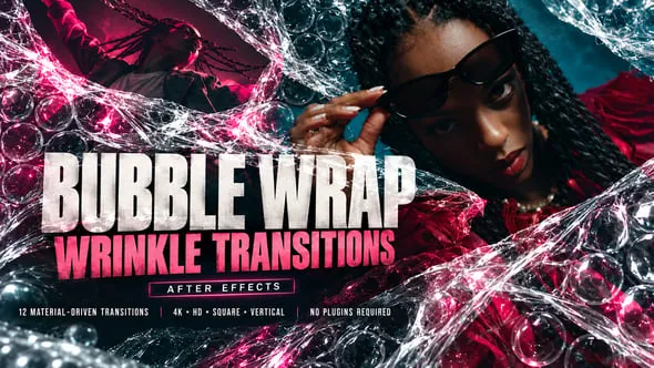 Videohive - Bubble Wrap Plastic Transitions for After Effects – 12 Wrinkle Film Effects - 65482711 1 Videohive Bubble Wrap Plastic Transitions for After Effects – 12 Wrinkle Film Effects 65482711