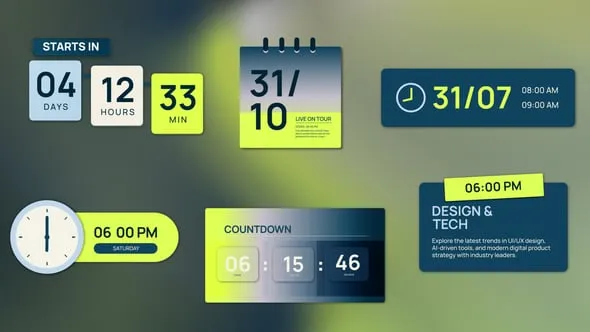Videohive - Calendar Date Time Reminder Lowerthirds 2 - 65215596 1 Videohive Calendar Date Time Reminder Lowerthirds 2 65215596
