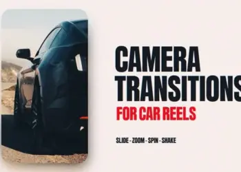Videohive Camera Transitions For Car Reels 65191860