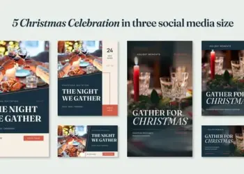 Videohive Christmas Celebration Social Media Pack 65626848