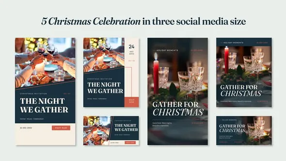 Videohive - Christmas Celebration Social Media Pack - 65626848 1 Videohive Christmas Celebration Social Media Pack 65626848