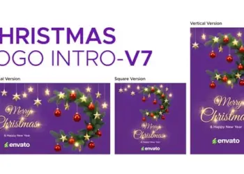 Videohive Christmas Logo Intro V7 65200595