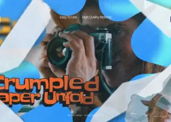 Videohive Crumpled Paper Unfold V2 65584498