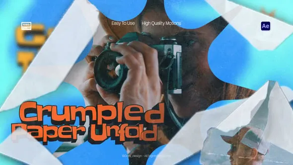 Videohive - Crumpled Paper Unfold | V2 - 65584498 1 Videohive Crumpled Paper Unfold V2 65584498