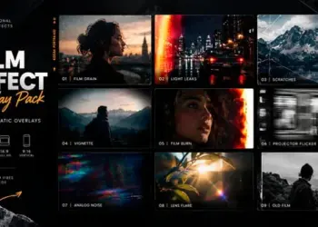 Videohive Film Effect Overlay Pack 65200569