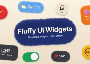 Videohive Fluffy 3D UI Widgets 65561555