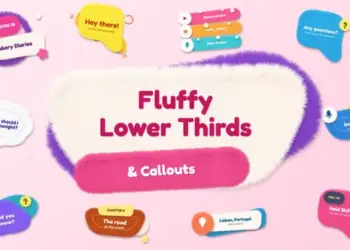 Videohive Fluffy Lower Thirds Callouts 65584884
