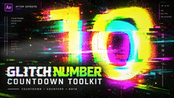 Videohive - Glitch Number Countdown Toolkit for After Effects - 65206964 1 Videohive Glitch Number Countdown Toolkit for After Effects 65206964