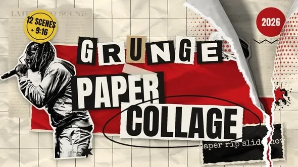 Videohive - Grunge Paper Collage - Paper Rip Slideshow - 65651561 1 Videohive Grunge Paper Collage Paper Rip Slideshow 65651561