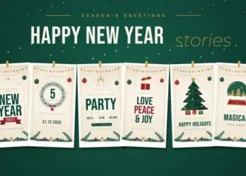 Videohive Happy New Year Stories AE 65584935
