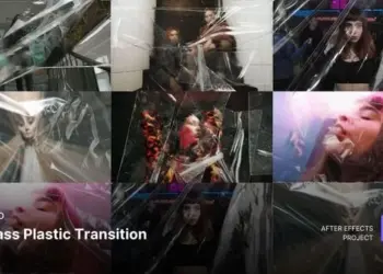 Videohive Intro Glass Plastic Transition 65533151