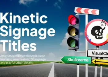 Videohive Kinetic Signage Titles 65237969